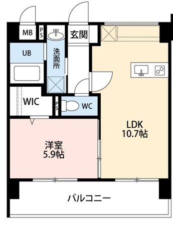 免疫ビルEXCIA IIの物件間取画像